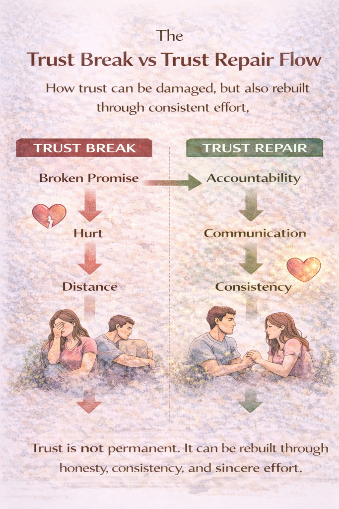 The Trust Break vs Trust Repair Flow